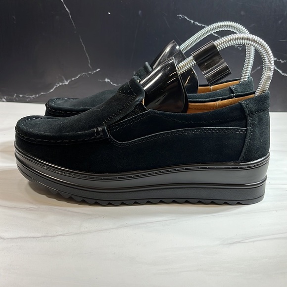 Her-Hc-329heise 39 Moccasins Work Shoe Black sz 7.5 - Picture 3 of 10